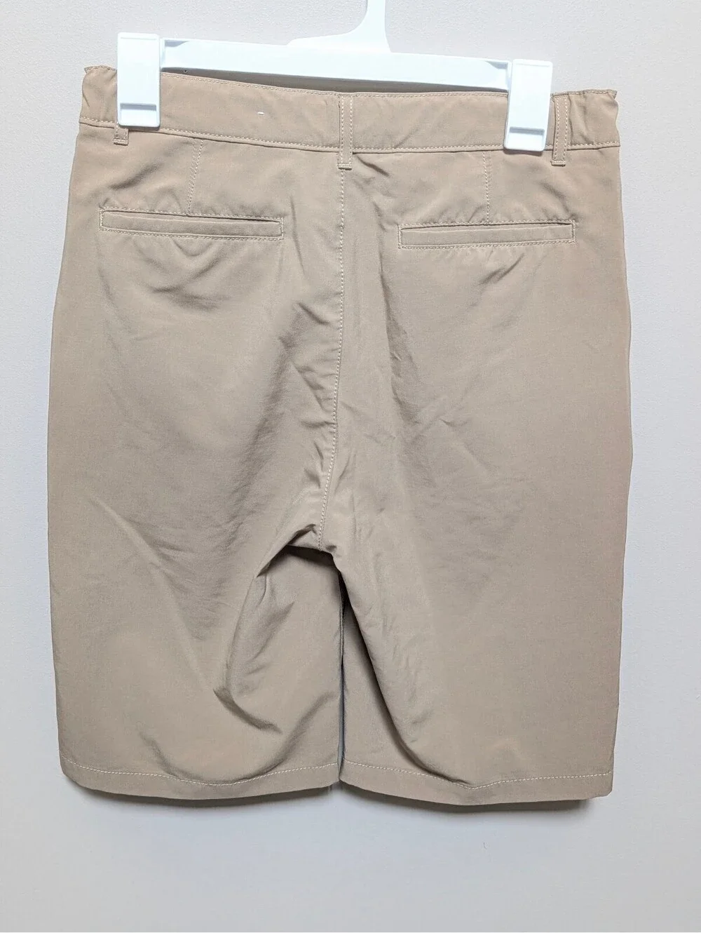 The Children's Place Boys' Size 16 Khaki Adjustable Waist Shorts, 90% Polyester